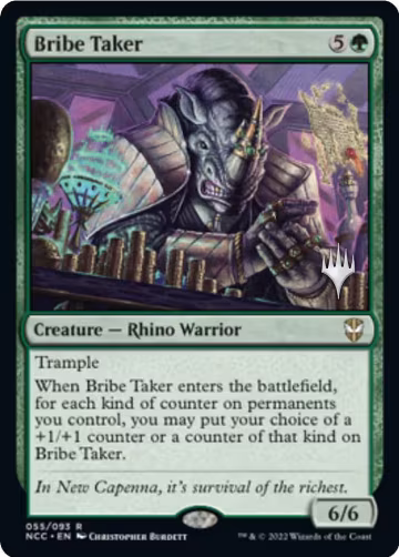Bribe Taker (55), Promo Pack: Streets of New Capenna — Magic card price