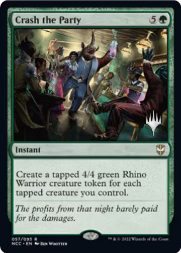 Crash the Party (57), Promo Pack: Streets of New Capenna — Magic card price