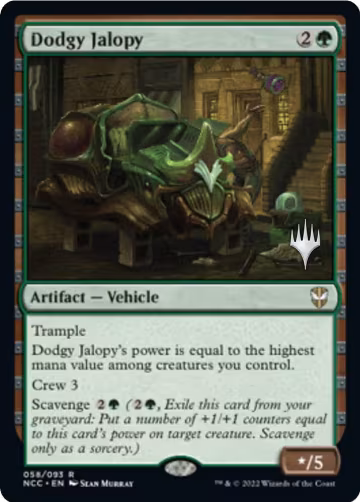 Dodgy Jalopy (58), Promo Pack: Streets of New Capenna — Magic card price