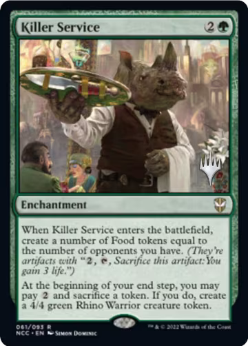 Killer Service (61), Promo Pack: Streets of New Capenna — Magic card price