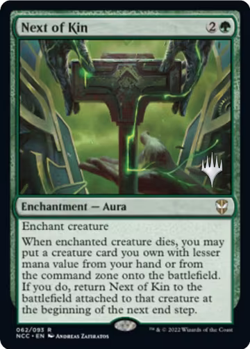 Next of Kin (62), Promo Pack: Streets of New Capenna — Magic card price