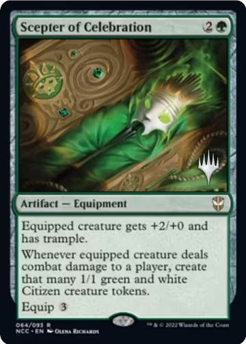 Scepter of Celebration (64), Promo Pack: Streets of New Capenna — Magic card price