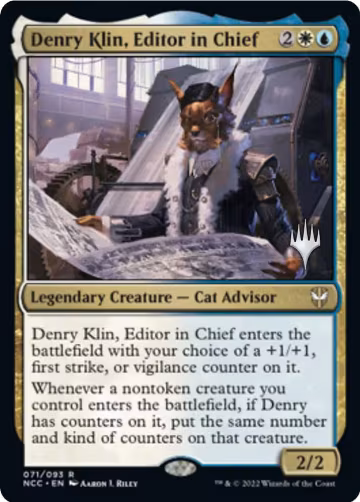 Denry Klin, Editor in Chief (71), Promo Pack: Streets of New Capenna — Magic card price
