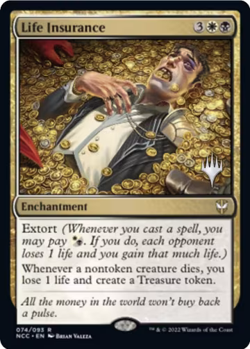 Life Insurance (74), Promo Pack: Streets of New Capenna — Magic card price