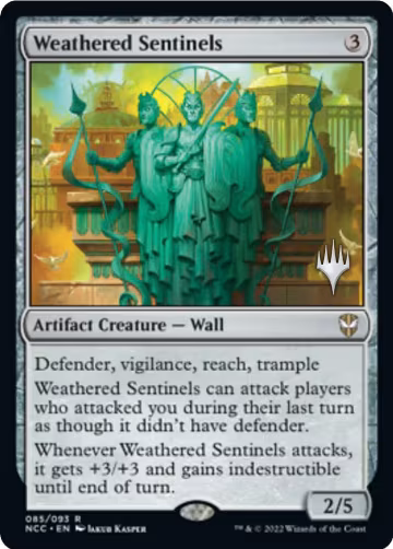 Weathered Sentinels (85), Promo Pack: Streets of New Capenna — Magic card price