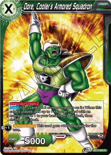 Dore, Cooler's Armored Squadron (BT17-063), Ultimate Squad — DB Super card price