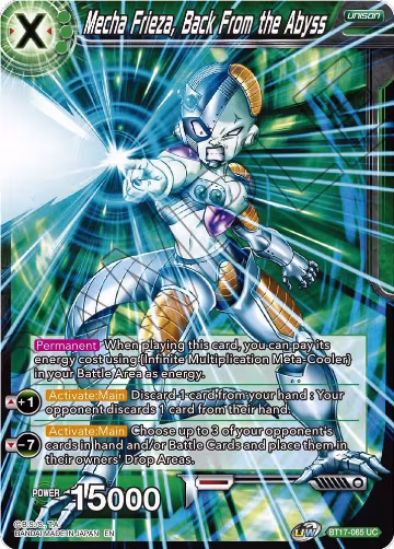 Mecha Frieza, Back From the Abyss (BT17-065), Ultimate Squad — DB Super card price