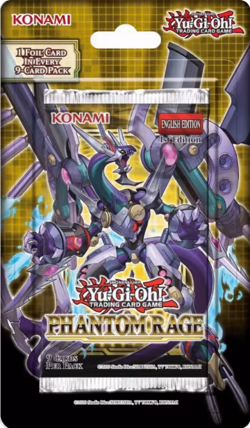 Phantom Rage Blister Pack [1st Edition], Phantom Rage — Yu-Gi-Oh! sealed product price