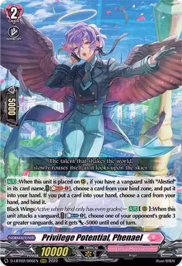 Privilege Potential, Phenael (D-LBT02/006EN), D-LBT02: Lyrical Monasterio ~It's a New School Term!~ — Vanguard card price
