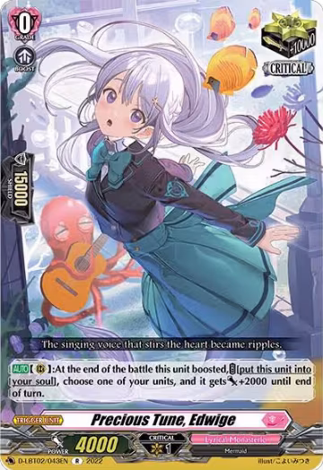 Precious Tune, Edwige (D-LBT02/043EN), D-LBT02: Lyrical Monasterio ~It's a New School Term!~ — Vanguard card price