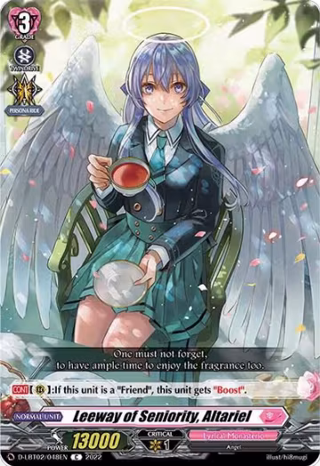 Leeway of Seniority, Altariel (D-LBT02/048EN), D-LBT02: Lyrical Monasterio ~It's a New School Term!~ — Vanguard card price