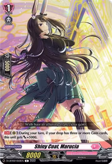 Shiny Coat, Marucia (D-LBT02/059EN), D-LBT02: Lyrical Monasterio ~It's a New School Term!~ — Vanguard card price
