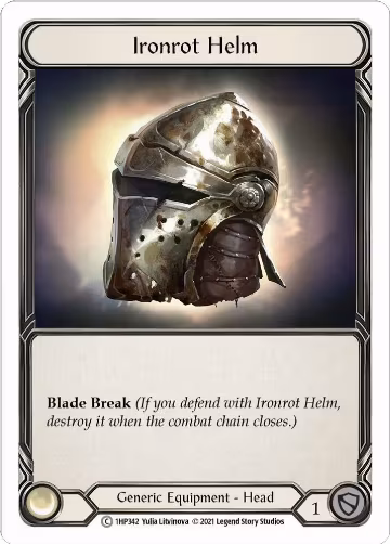 Ironrot Helm (1HP342), History Pack Vol.1 — Flesh & Blood card price