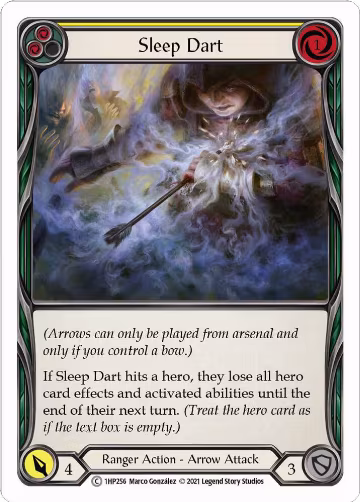 Sleep Dart (Yellow) (1HP256), History Pack Vol.1 — Flesh & Blood card price