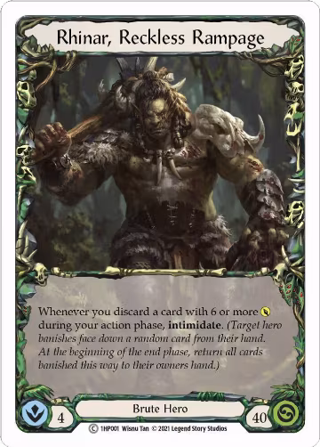 Rhinar, Reckless Rampage (1HP001), History Pack Vol.1 — Flesh & Blood card price