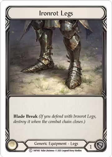 Ironrot Legs (1HP345), History Pack Vol.1 — Flesh & Blood card price