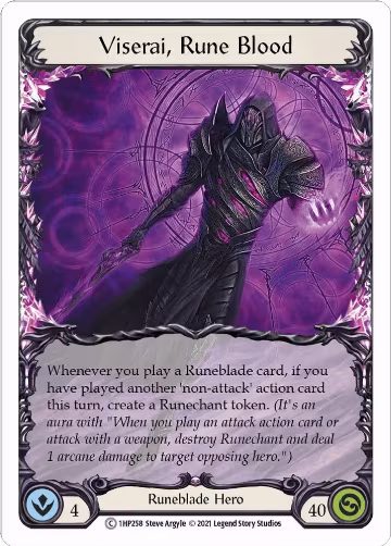 Viserai, Rune Blood (1HP258), History Pack Vol.1 — Flesh & Blood card price