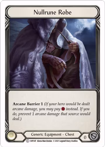 Nullrune Robe (1HP347), History Pack Vol.1 — Flesh & Blood card price