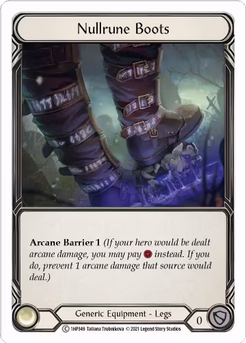 Nullrune Boots (1HP349), History Pack Vol.1 — Flesh & Blood card price