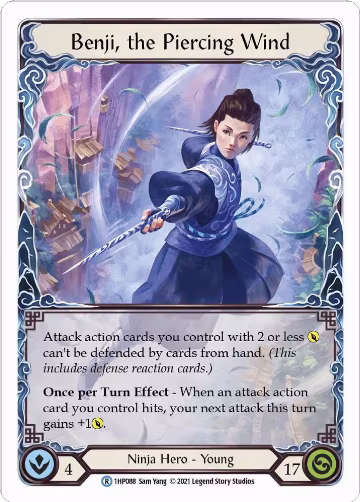 Benji, the Piercing Wind (1HP088), History Pack Vol.1 — Flesh & Blood card price