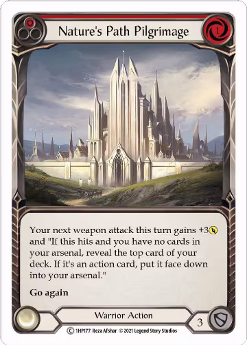 Nature's Path Pilgrimage (Red) (1HP177), History Pack Vol.1 — Flesh & Blood card price
