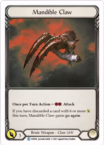 Mandible Claw (1HP004) (1HP004), History Pack Vol.1 — Flesh & Blood card price