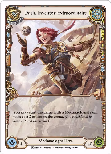 Dash, Inventor Extraordinaire (1HP180), History Pack Vol.1 — Flesh & Blood card price
