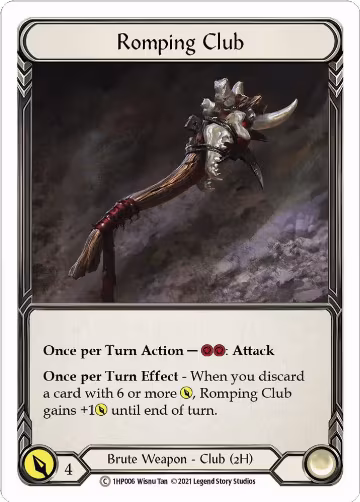 Romping Club (1HP006), History Pack Vol.1 — Flesh & Blood card price