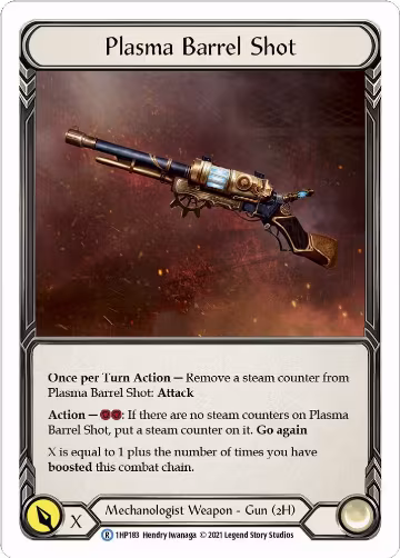 Plasma Barrel Shot (1HP183), History Pack Vol.1 — Flesh & Blood card price