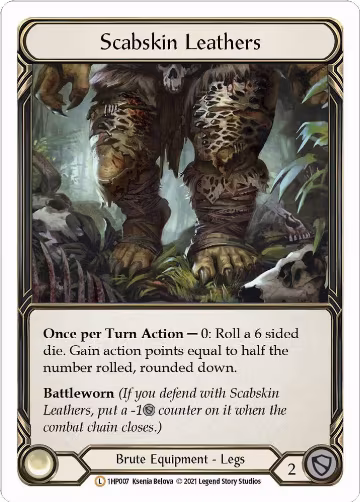 Scabskin Leathers (1HP007), History Pack Vol.1 — Flesh & Blood card price