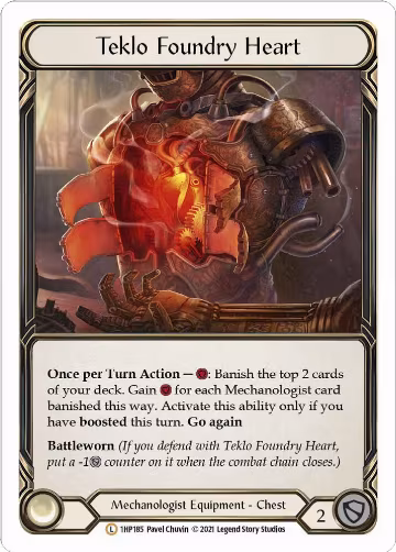 Teklo Foundry Heart (1HP185), History Pack Vol.1 — Flesh & Blood card price
