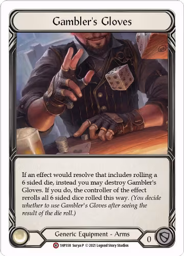 Gambler's Gloves (1HP358), History Pack Vol.1 — Flesh & Blood card price