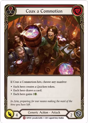 Coax a Commotion (1HP359), History Pack Vol.1 — Flesh & Blood card price