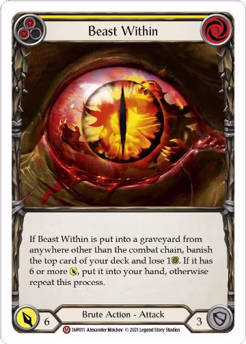Beast Within (1HP011), History Pack Vol.1 — Flesh & Blood card price