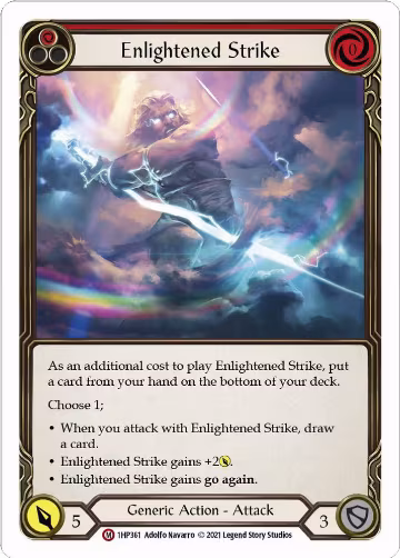 Enlightened Strike (1HP361), History Pack Vol.1 — Flesh & Blood card price