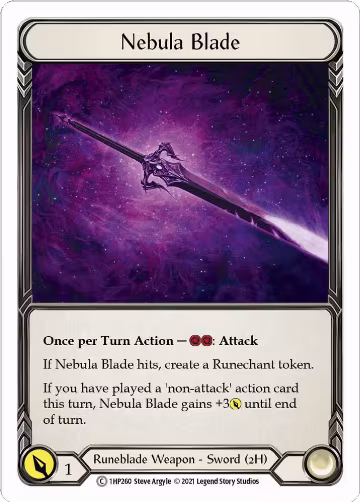 Nebula Blade (1HP260), History Pack Vol.1 — Flesh & Blood card price