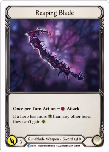 Reaping Blade (1HP261), History Pack Vol.1 — Flesh & Blood card price