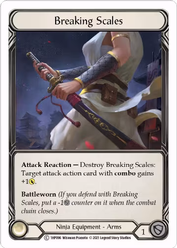 Breaking Scales (1HP096), History Pack Vol.1 — Flesh & Blood card price