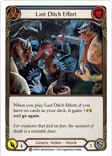 Last Ditch Effort (1HP362), History Pack Vol.1 — Flesh & Blood card price