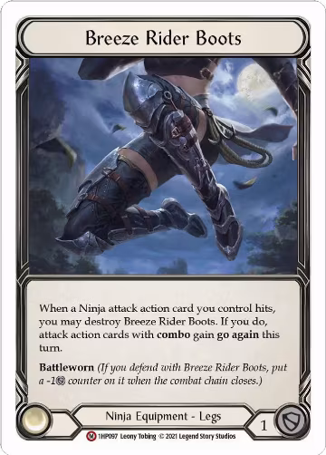 Breeze Rider Boots (1HP097), History Pack Vol.1 — Flesh & Blood card price