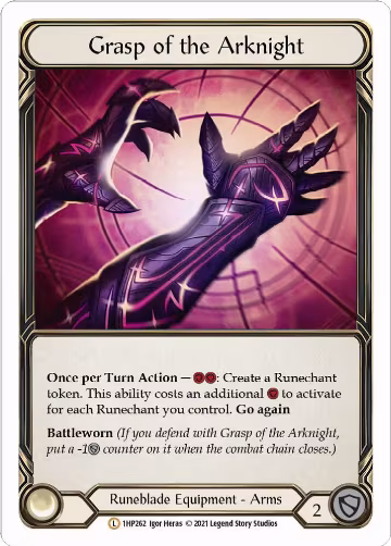 Grasp of the Arknight (1HP262), History Pack Vol.1 — Flesh & Blood card price