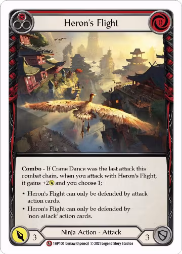 Heron's Flight (1HP100), History Pack Vol.1 — Flesh & Blood card price