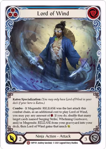 Lord of Wind (1HP101), History Pack Vol.1 — Flesh & Blood card price