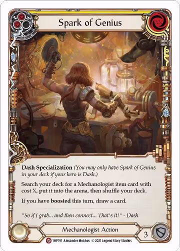 Spark of Genius (1HP191), History Pack Vol.1 — Flesh & Blood card price