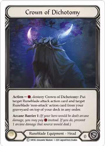 Crown of Dichotomy (1HP263), History Pack Vol.1 — Flesh & Blood card price