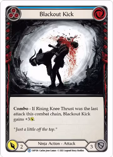 Blackout Kick (Blue) (1HP106), History Pack Vol.1 — Flesh & Blood card price
