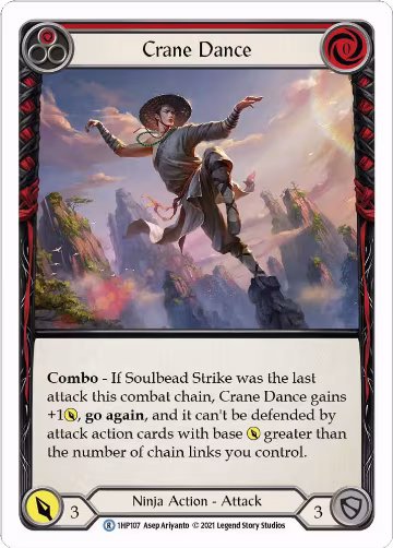 Crane Dance (Red) (1HP107), History Pack Vol.1 — Flesh & Blood card price