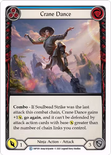 Crane Dance (Blue) (1HP109), History Pack Vol.1 — Flesh & Blood card price