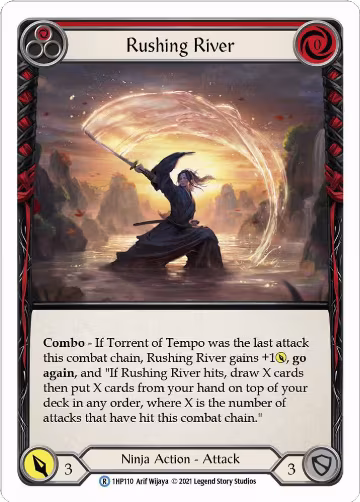 Rushing River (Red) (1HP110), History Pack Vol.1 — Flesh & Blood card price