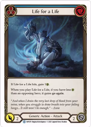 Life for a Life (Blue) (1HP370), History Pack Vol.1 — Flesh & Blood card price